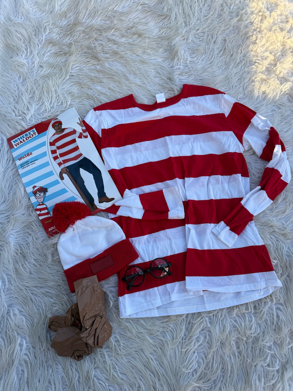 Men’s Where’s waldo costume (D12)
